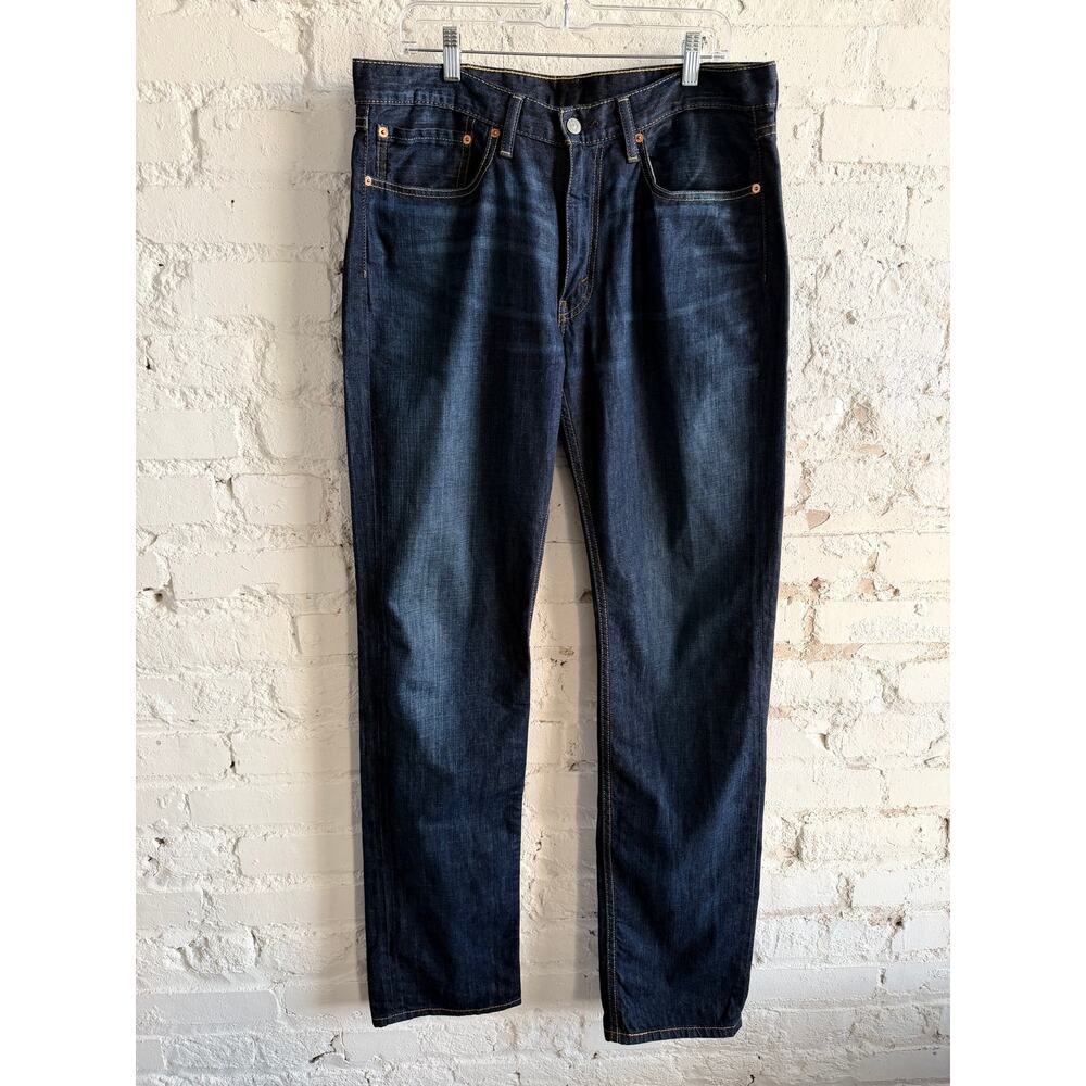 Levi’s 514 Men’s Straight Leg Jeans Dark Wash Denim W34 L36